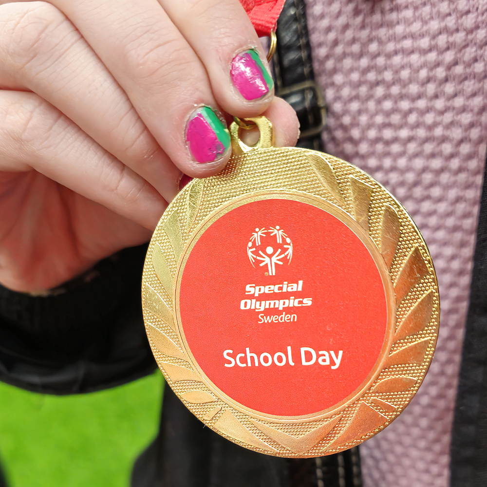 Alla som deltog fick medalj