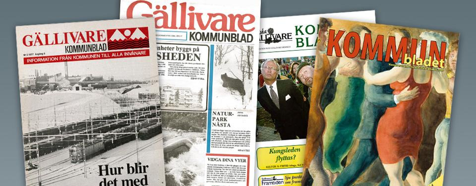 Kommunbladet genom åren.
