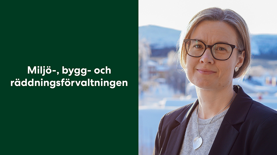 Förvaltningschef för Miljö-, bygg- och räddningsförvaltningen i Gällivare kommun, Josephine Speziali
