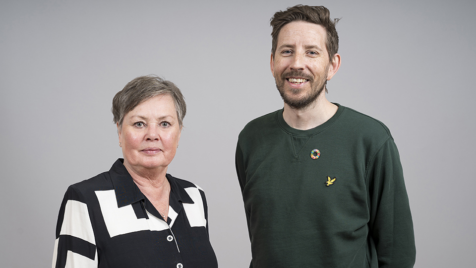 Kommunalråden Birgitta Larsson och Henrik Ölvebo.