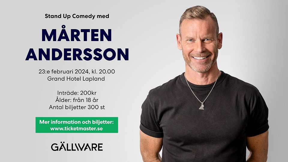 Stand Up Comedy med Mårten Andersson