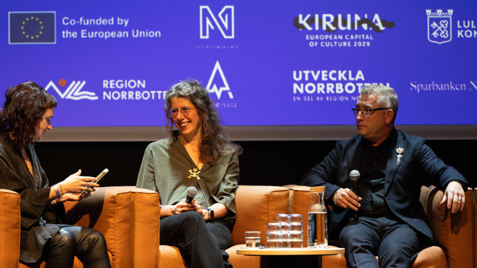Livesändning från Kulturfrukost Kiruna på Studio Strössel