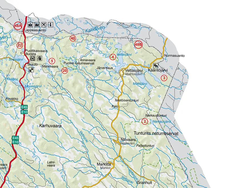 Vy över kartområde 7