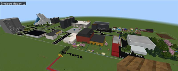 Myranskolans AI-topia, Minecraft