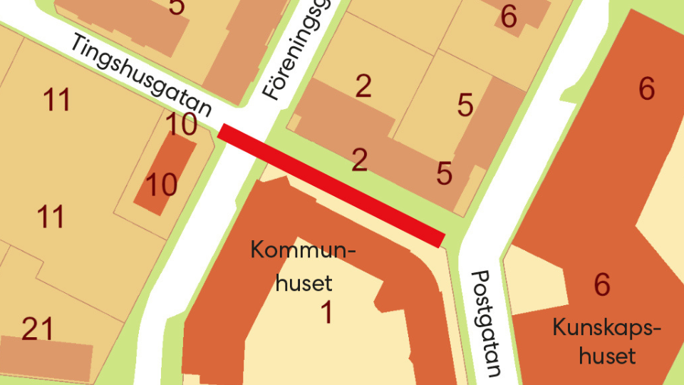 Karta Tingshusgatan
