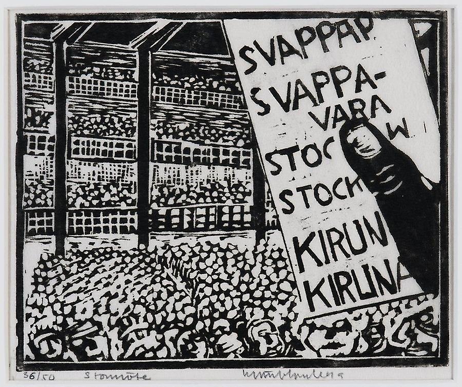 Från Gruvarbetarnas konstsamling